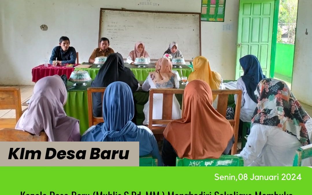 Kepala Desa Baru Menghadiri Acara Pembentukan Komite Sekolah MTs Hidayatullah Lopi