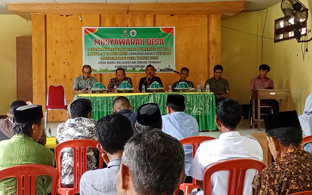 Musyawarah Desa Tetapkan Rencana Kerja Pemerintah Desa Tahun 2025