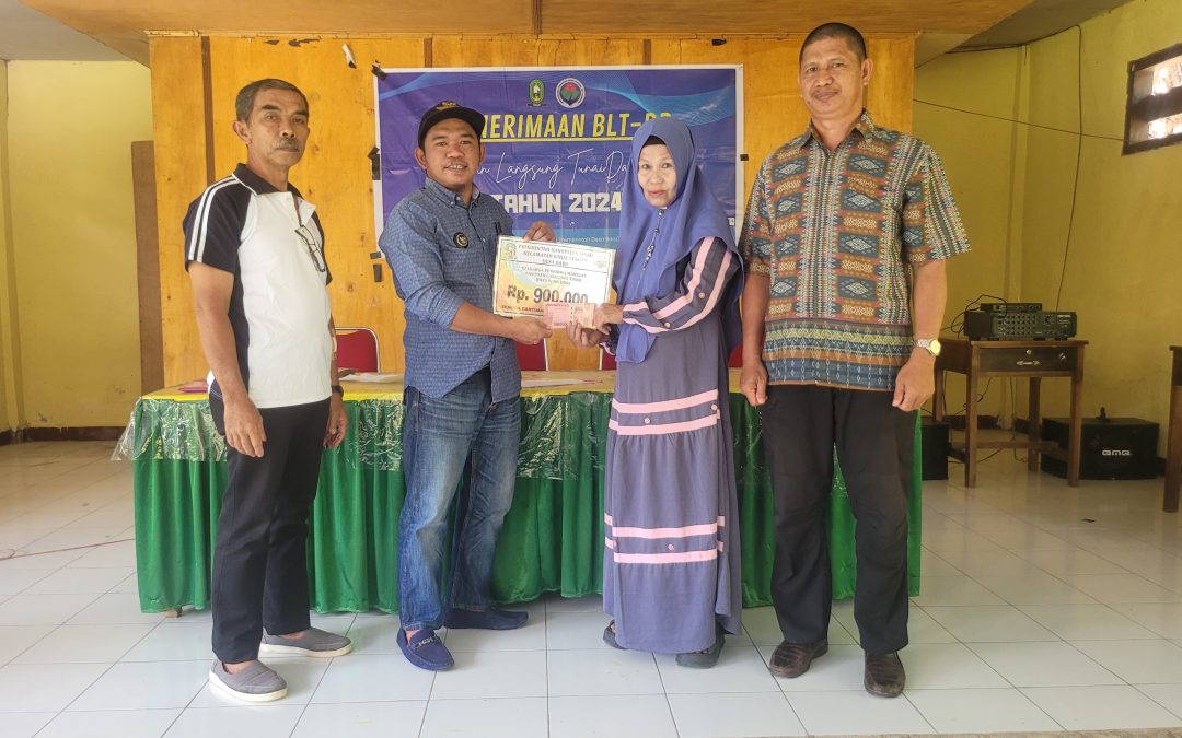 Pemerintah Desa Baru Kembali Salurkan Bantuan Langsung Tunai