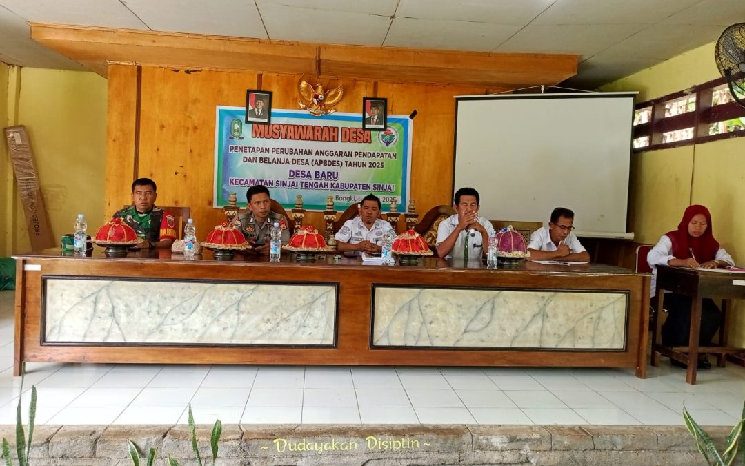 Pemerintah Desa Baru Tetapka Efisiensi Anggaran Perubahan KETAPANG dan KOPDES Merah Putih