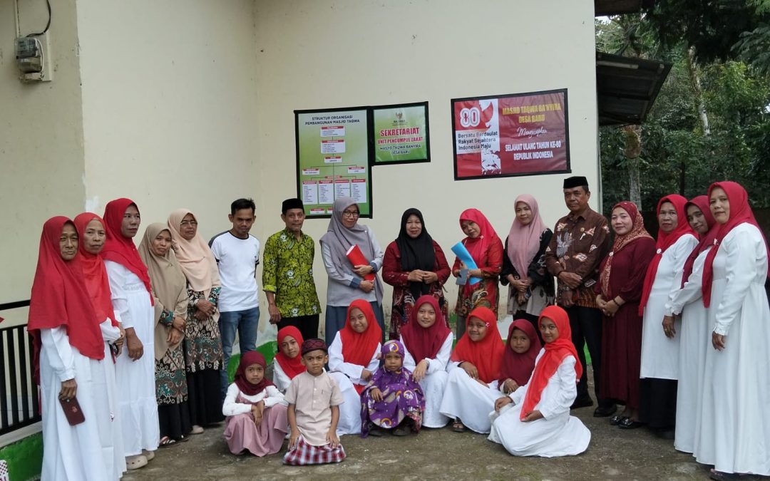 Masjid Taqwa Banyira Wakili Desa Baru Lomba HUT RI Ke-80