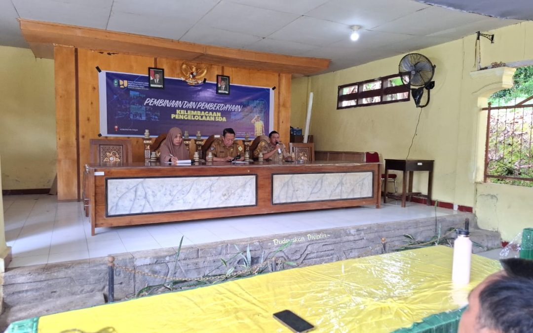 Dinas PUPR Bidang SDA Kab. Sinjai Sosialisasi Pembinaan P3A Di Desa Baru
