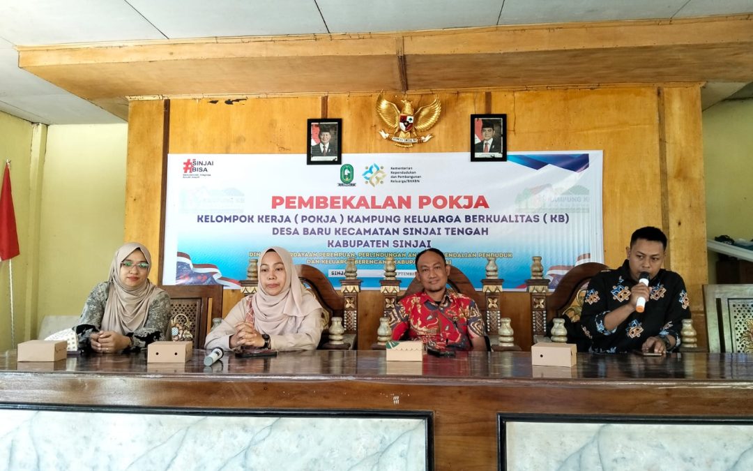 Dinas DP3A2KB Bekali Pengurus Kampung KB Desa Baru