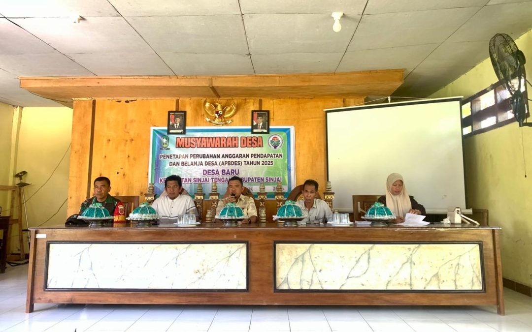 Musyawarah Desa Perubahan Ke II APBDes Desa Baru