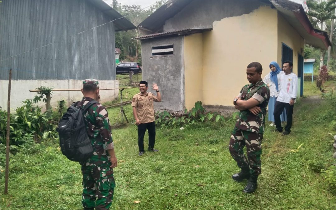 Komandan Distrik Militer (KODIM) 1424 Kab. Sinjai Tinjau Lokasi Lahan Pembangunan KDMP Baru